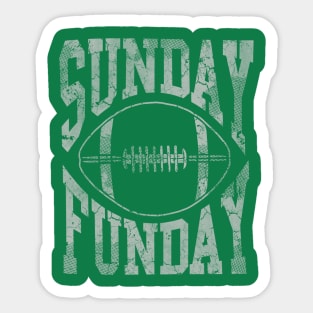 Sunday Funday Football Sticker